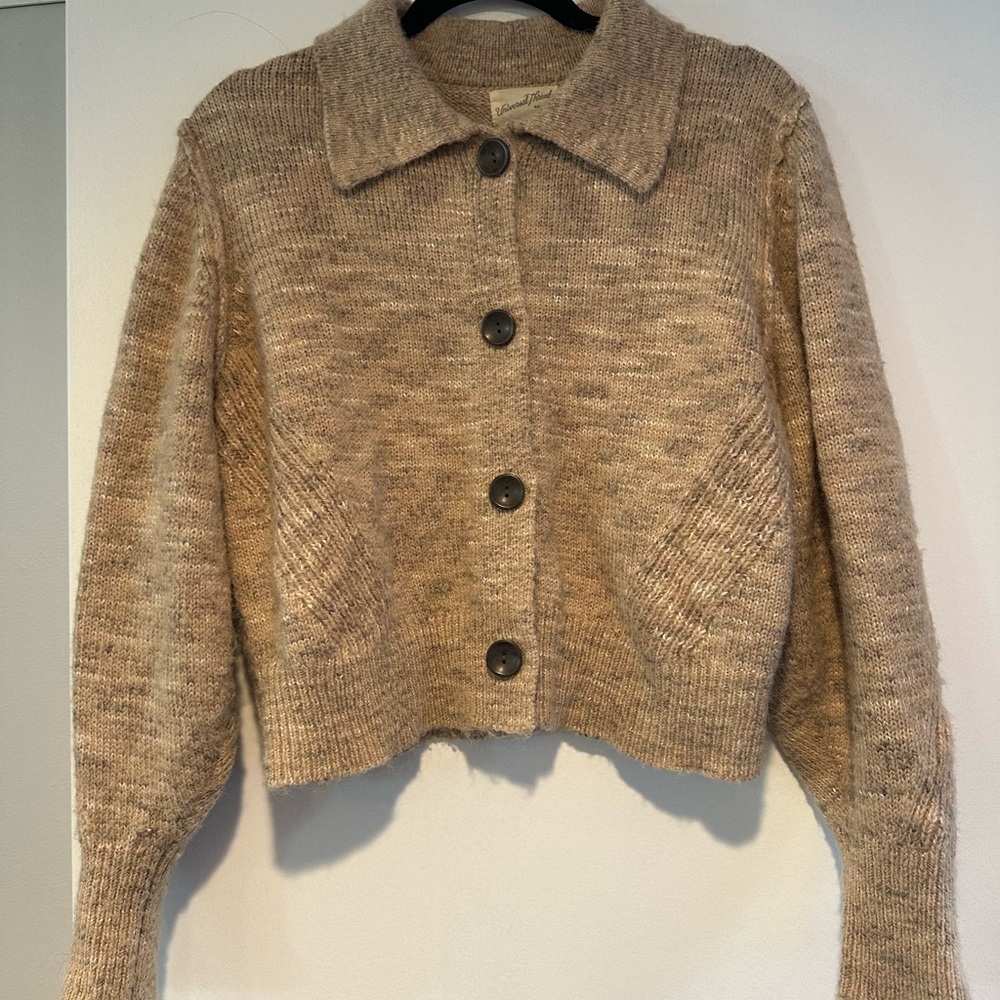 Cozy Collared Button-Up Cardigan - Picture 7 of 9